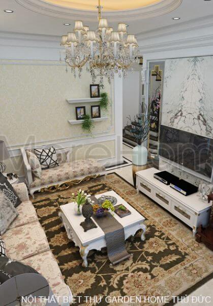 Thiết kế nội thất biệt thự tân cổ điển tại GARDEN HOME THỦ ĐỨC TP. HỒ CHÍ MINH - CHỊ TUYẾT